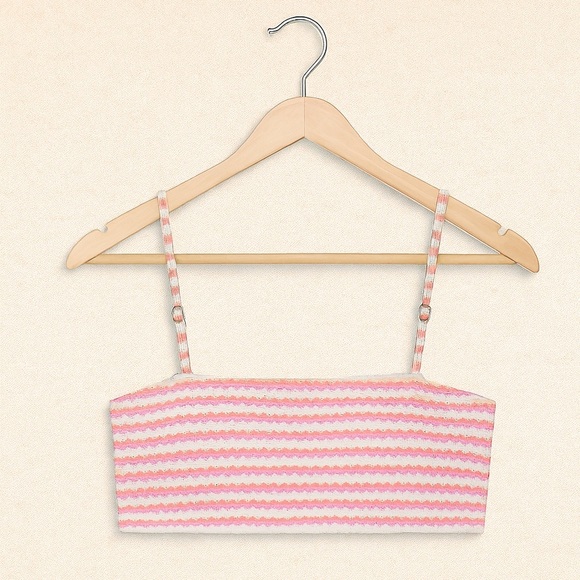 Ninety-Nine Degrees NEW W Tags Junior’s XL Square Bikini Set – Nectarine Crystal - Picture 7 of 8